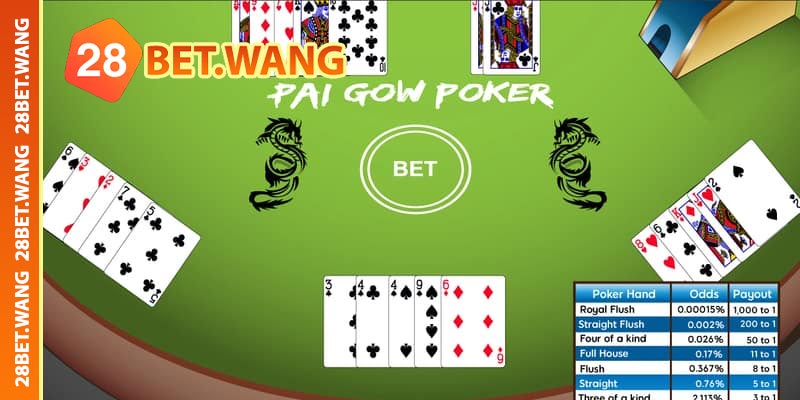 Nhập môn Pai Gow cùng nhà cái 28BET